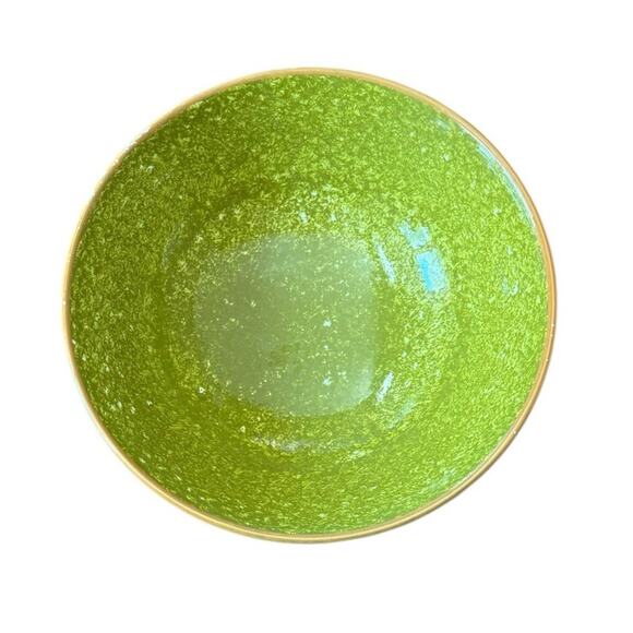 Over and Back Italy Serving Bowl Green Speckled Kitchenware Salad Pasta READ - Picture 4 of 8